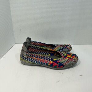 bernie mev. Multicolor Woven Flats